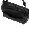 Manhattan Portage Genuine Cityhall Shoulder Bag, Nylon Tussah Quill, Black
