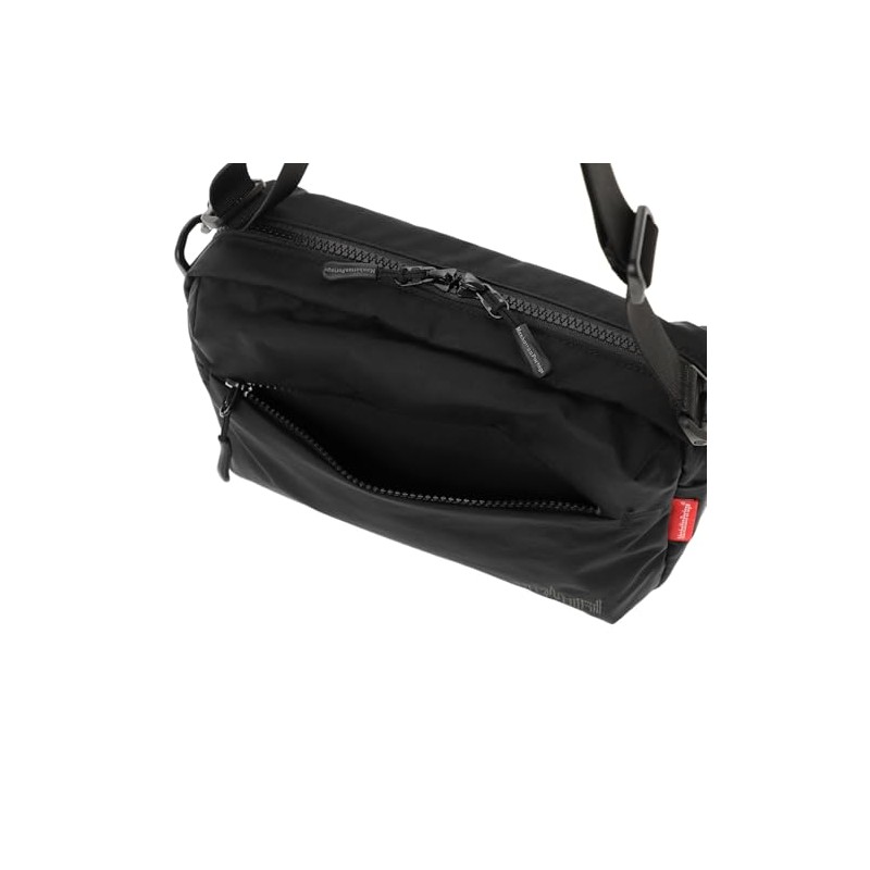Manhattan Portage Genuine Cityhall Shoulder Bag, Nylon Tussah Quill, Black