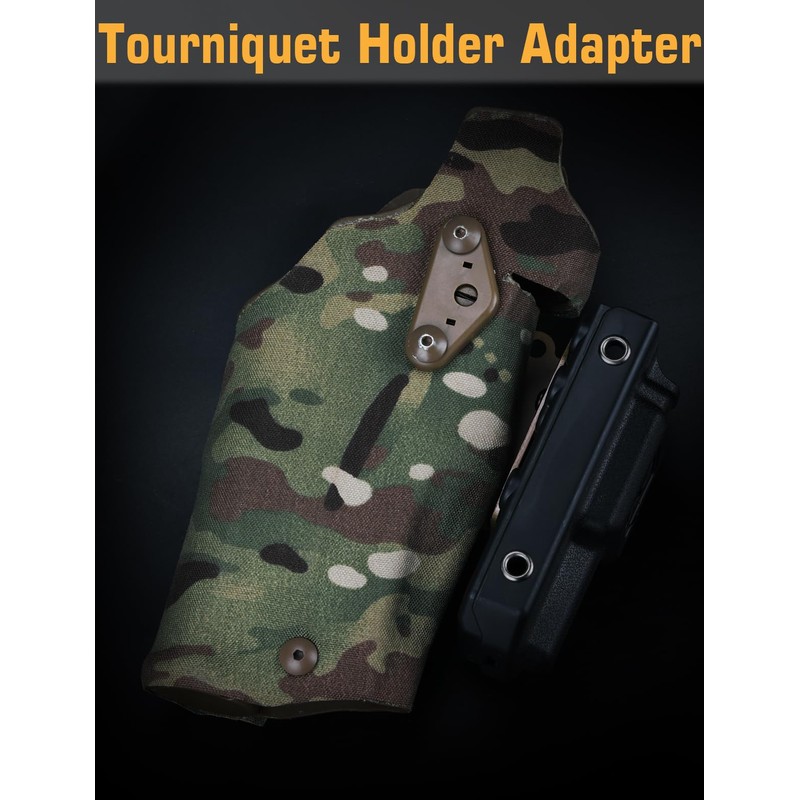 EralcNa Tactical Holster Adapter Tourniquet Holder Mount QLS Police Gear