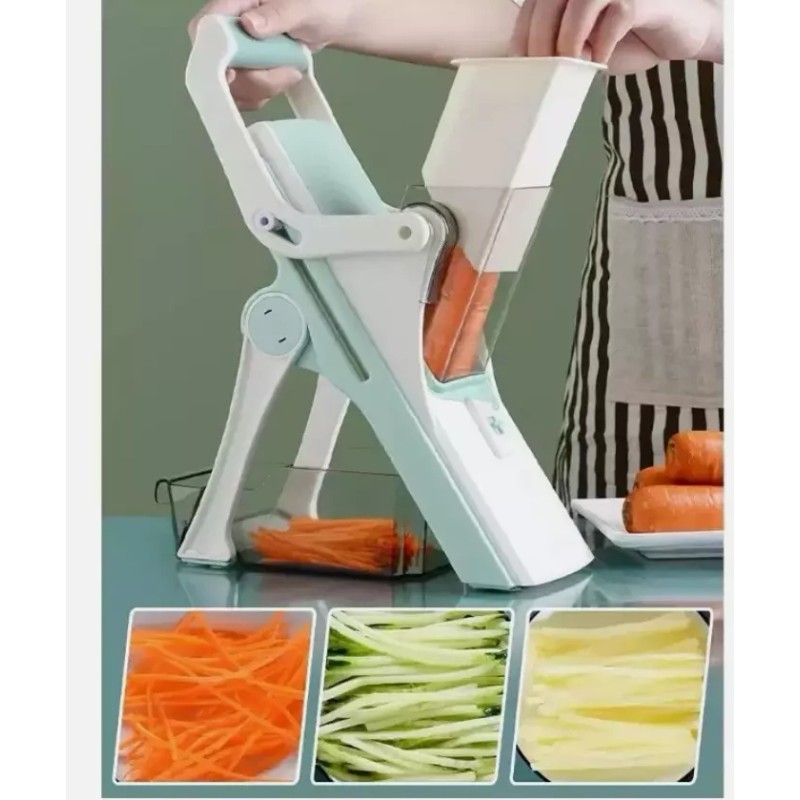 Unbranded Safe Mandoline Slicer 5 in 1 Vegetable Chopper Food