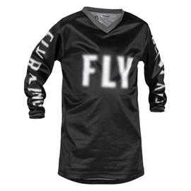 Fly Racing Mens Youth F-16 Jersey Black/White Yl, Black/White, Large US
