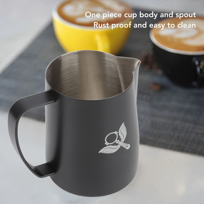 Frothing Cup Prevent Spilling 304 Stainless Steel Milk Frothing Pitcher