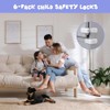 Child Safety Cupboard Locks - 6Pcs Baby Locks for Cupboards