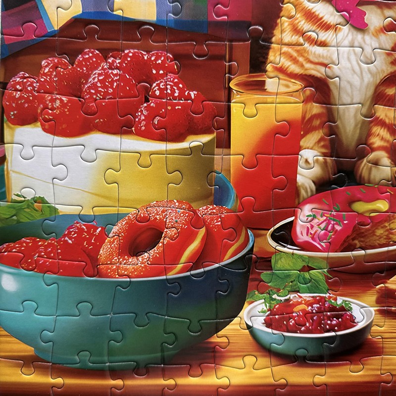 300 Piece Puzzles for Adults Large Piece - Cat Jigsaw