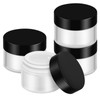 PACKOVE 4 Pcs Cosmetic Glass Jars With Lids Empty Cosmetic
