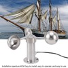 Tnfeeon Aluminum Alloy Anemometer Wind Speed Monitoring Sensor, Equipped with
