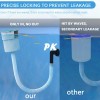 Valdorena Surface Float Skimmer,2025 Upgrade,No Installation Required, no Adjustable Br...