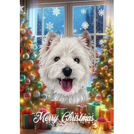 Westie - Best of Breed Christmas Garden Flag