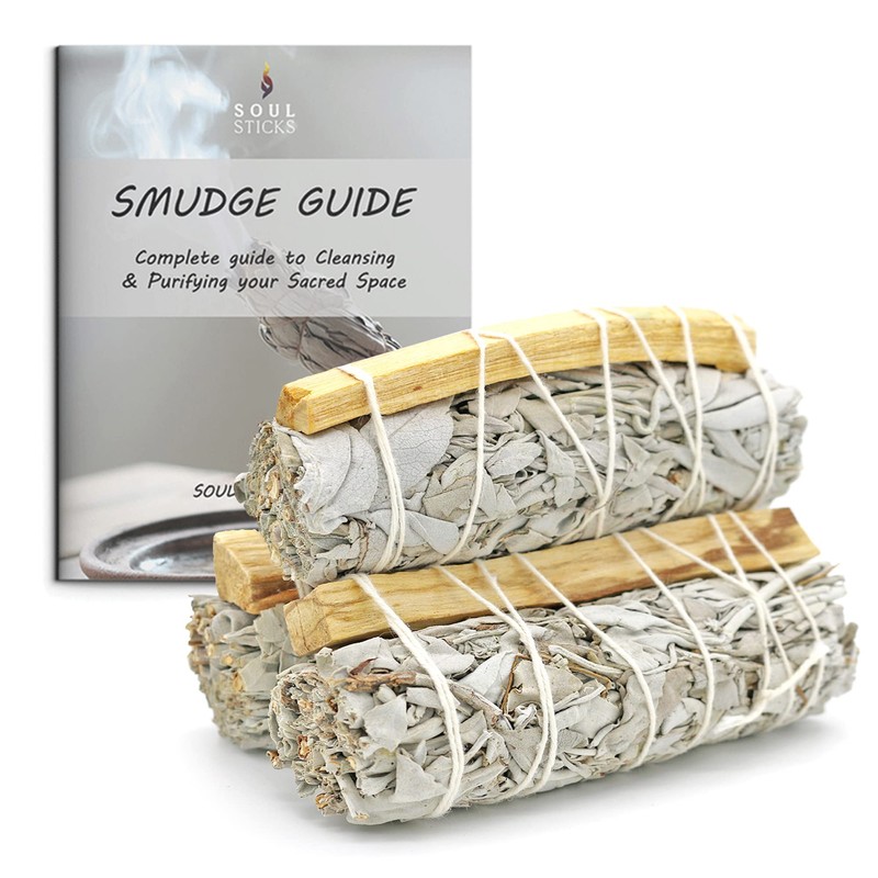 Sage & Palo Santo Smudge Sticks - 4 Inch Organic