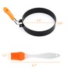 Round Egg Rings for Frying Eggs, 2 Pack 3.5 Inches