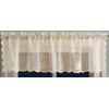 Warm Home Designs - Cenefa de cocina de lino individual