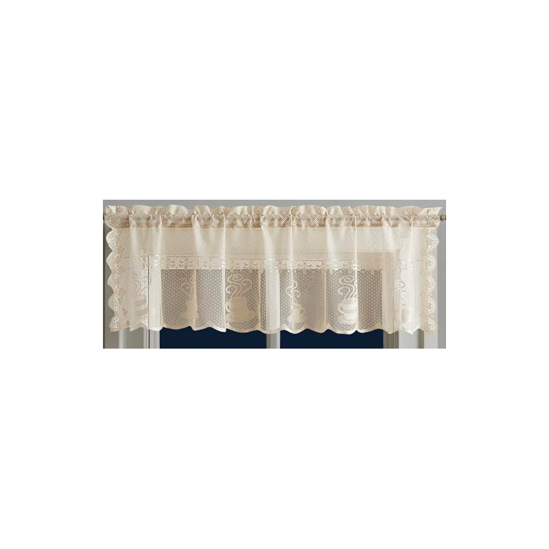 Warm Home Designs - Cenefa de cocina de lino individual