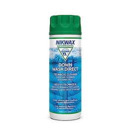 Nikwax Nikwax Down, Down Wash.Direct, 300ml, Specialty Cleaner for Down Jackets, Outerwear, Vests, Sleeping Bags, Quilts, and Bedding, Restores Loft, Warmth, Insulation, and Water Repellency