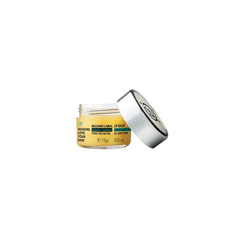 Seasons Love Your Skin Balsamo Labial Filtro Solar, Sabor Cacao