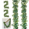 4 Pack Eucalyptus Garland,Artificial Flowers and Leaves Greenery Garlands for