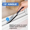 3 Piece Hard Bristle Corner Cleaning Brush, Split Cleaning Brush