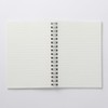 MUJI NAA47A4S Planting Trees Paper, Double Ring Notebook, Beige, A6,