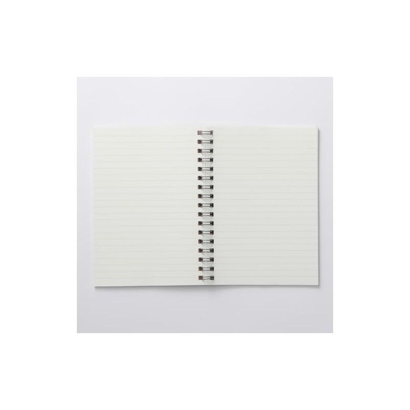 MUJI NAA47A4S Planting Trees Paper, Double Ring Notebook, Beige, A6,