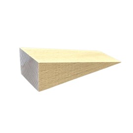 Tolux Wooden Wedges, Hardwood Wedge, Beech Wood Wedge, Wooden Doorstop, Handy Tool in Carpentry, Construction and Various DIY Projects, Size 125x45x30 mm / 4.92x1.77x1.18 in, Pack of 10 pcs