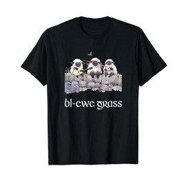 Irish bl-ewe grass bluegrass music ewes playing musical T-Shirt