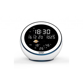 NASA - Weather Station and Bluetooth Speaker WSP1500 White - 2 Outdoor Sensors - Supplied with Power Supply