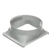 Ptazucv Portable Air Conditioner Exhaust Hose Coupler, Square to Round
