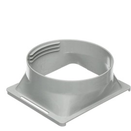 Ptazucv Portable Air Conditioner Exhaust Hose Coupler, Square to Round Window Adapter A/C Connector,5.9 inch / 6 inch Coupling, Mobile Air Conditioning Accessories