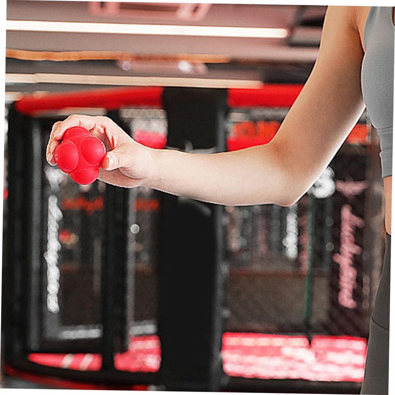 Totority Hexagonal Agility Training Ball Durable Reaction Fitness Ball for