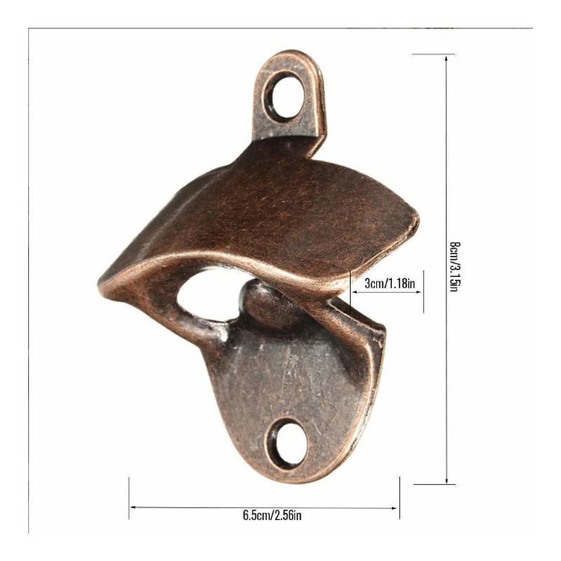 10 Pcs Wall Mount Bottle Opener Vintage Style Rustic Strong