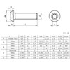 Tooloflife Button Head Allen Socket Bolts A2/304 Stainless Steel Screws