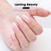 1400 Pcs 3 Styles Clear Nail Tips, Pre-shaped Acrylic Press