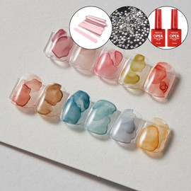 classic nail More Gel Nuertum 10 type set + Mustard 1 type Art Liquid Ink Gel + 2 Top Gels / 모어젤 누어텀 10종 세트+머스터드 1종 아트리퀴드 잉크젤+탑젤2개