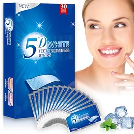 15 Pares-30 Tiras Blanqueadoras de Dientes, Whitening Strips, Tiras para Blanquear los Dientes, Cinta Blanqueadoras de Dientes, Eficaces Para Limpiar 
