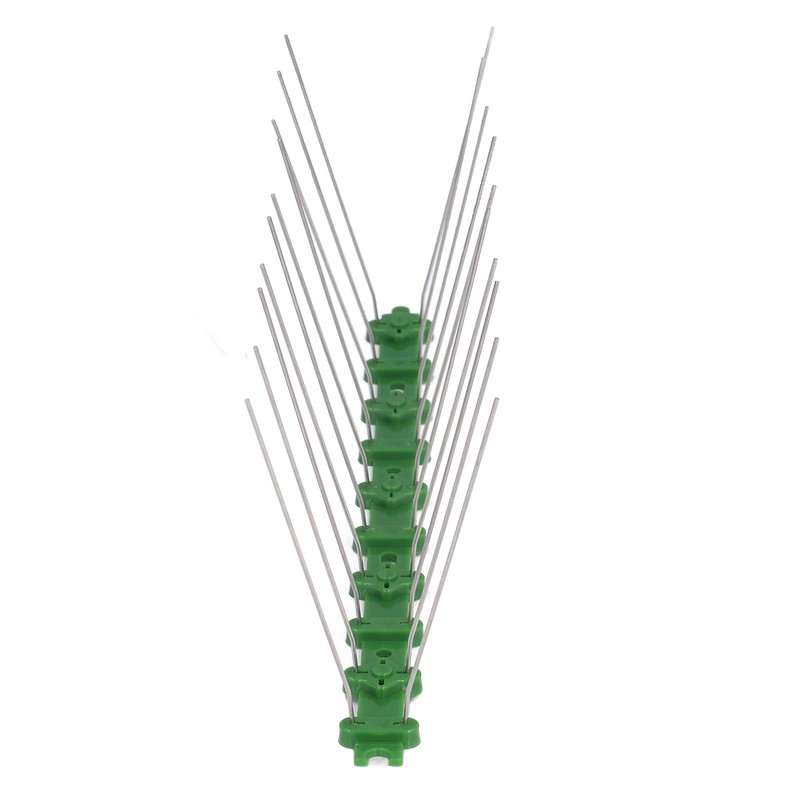 12Pcs Stainless Steel Bird Deterrent Spikes 25cm Anti Cat Crawling