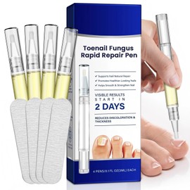 4Pcs Nail Care Pens, Moisturizing Nail Strengthener for Discoloured Nails