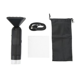 MS008 400X HD Digital Microscope Portable Handheld Digital Microscope with Screen Magnifier for Children Science Education