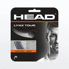 HEAD Lynx Tour Grey Monofilament Tennis String, 17g / 1.25mm (8 Sets)