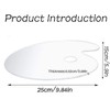 SURALIN Pack of 2 Transparent Acrylic Artists 15 x 25
