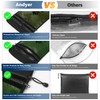 andyer Upgraded Two Pockets Fireproof Document Bag (2000 15”x 11”Waterproof