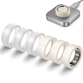Ultra-Thin Covers Compatible with Oura Ring Gen 4/4 Ceramic/Oura Ring Gen 3 Cover, Anti-Scratch Silicone Smart Rings Accessories Protector for RingConn Gen 2/2 Air/ULTRAHUMAN for Women Men, 6 Pack