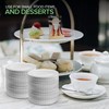 Stock Your Home 6-Inch Paper Plates Uncoated, Everyday Disposable Dessert
