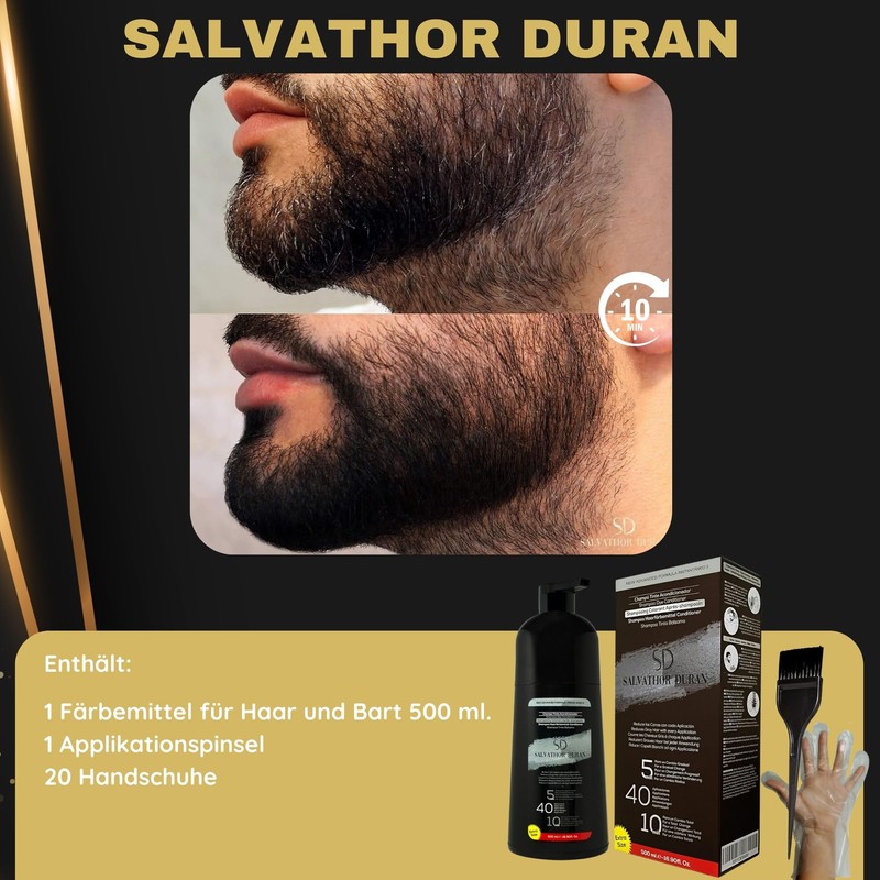 Beard Dyeing Men - Beard Colour Black - Beard Dye