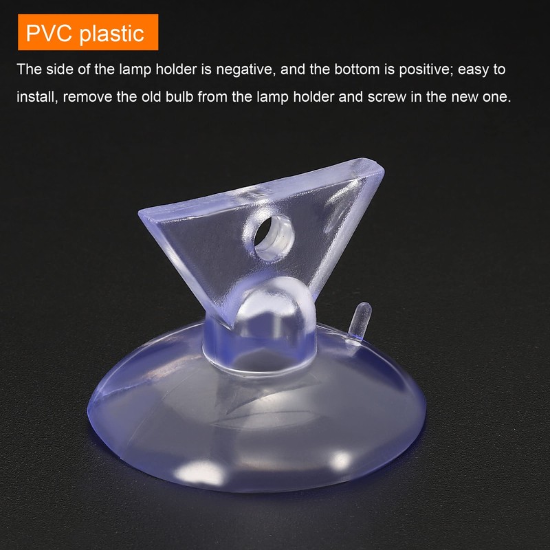 MECCANIXITY Bulb Changers, 35mm Dia. PVC Suction Cup Light Lamp