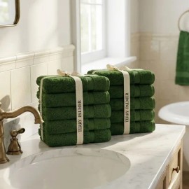 테리파머 호텔수건 180g 다이아보더 10장 타올 타월 수건 세트 Terry Farmer Hotel Towel 180g Diamond Border 10-Piece Towel Set