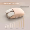 LOFREE - mouse inalámbrico de doble modo con 5 niveles