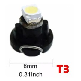 4 Pcs Led T3 T4.7 T4.2 T5 Tablero Medidor Cluster                                                                                                     
