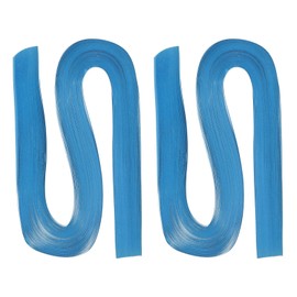 PATIKIL 240pcs Quilling Strips Paper 1/8"(3mm) 21"(54cm) Origami Paper Quilling Strip for Art DIY Hand Craft Christmas, Blue