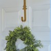 Ginger Ray RED-568 Metal Christmas Tree Wreath Hanger, Gold