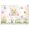 AIBIIN 7x5ft Easter Egg Hunt Backdrop Spring Easter Bunny Rabbit