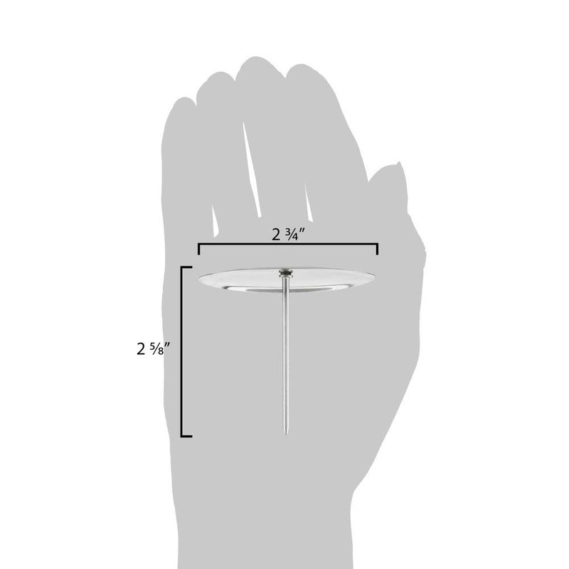 Ateco Flower Nail, Extra-Large Rose, 3" Diameter